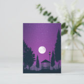 Scary Halloween Night Briefkaart (Staand voorkant)