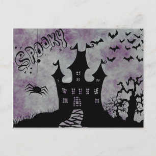 Scary Halloween Night Briefkaart