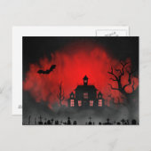 Scary Halloween Night Briefkaart (Voorkant / Achterkant)