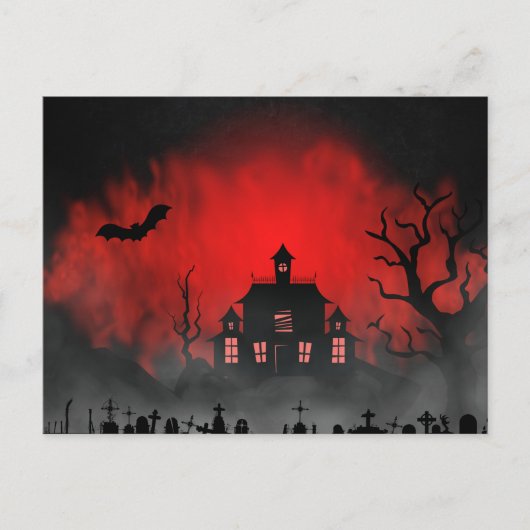 Scary Halloween Night Briefkaart (Voorkant)