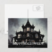 Scary Halloween Night Briefkaart (Voorkant / Achterkant)