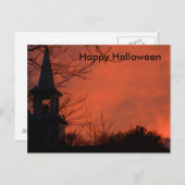 Scary Halloween Night Briefkaart (Voorkant / Achterkant)