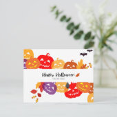 Scary Halloween Night Briefkaart (Staand voorkant)