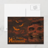 Scary Halloween Night Briefkaart (Voorkant / Achterkant)