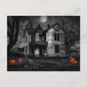 Scary Halloween Night Briefkaart (Voorkant)