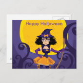 Scary Halloween Night Briefkaart (Voorkant / Achterkant)