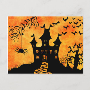 Scary Halloween Night Briefkaart