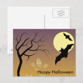 Scary Halloween Night Briefkaart (Voorkant / Achterkant)
