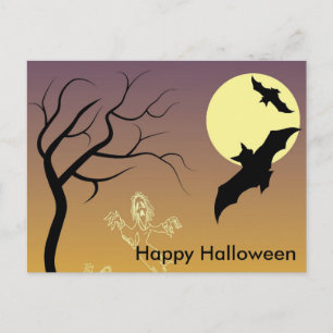 Scary Halloween Night Briefkaart