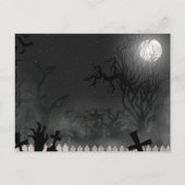 Scary Halloween Night Briefkaart (Voorkant)