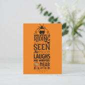 Scary Halloween Night Briefkaart (Staand voorkant)