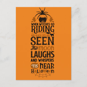 Scary Halloween Night Briefkaart