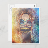 Scary Halloween Night Briefkaart (Voorkant / Achterkant)