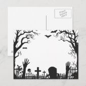 Scary Halloween Night Briefkaart (Voorkant / Achterkant)