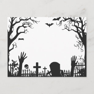 Scary Halloween Night Briefkaart