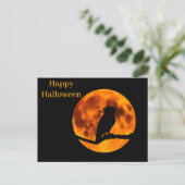 Scary Halloween Night Briefkaart (Staand voorkant)