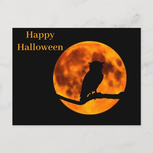 Scary Halloween Night Briefkaart (Voorkant)