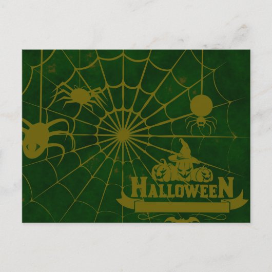 Scary Halloween Night Briefkaart (Voorkant)