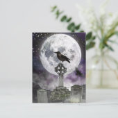 Scary Halloween Night Briefkaart (Staand voorkant)