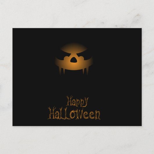 Scary Halloween Night Briefkaart (Voorkant)