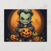 Scary Halloween Night Briefkaart (Voorkant)