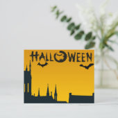 Scary Halloween Night Briefkaart (Staand voorkant)