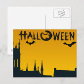 Scary Halloween Night Briefkaart (Voorkant / Achterkant)