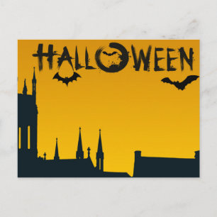 Scary Halloween Night Briefkaart