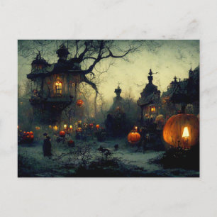 Scary Halloween Night Briefkaart