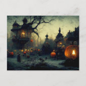 Scary Halloween Night Briefkaart (Voorkant)