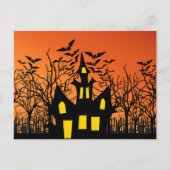 Scary Halloween Night Briefkaart (Voorkant)