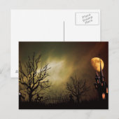 Scary Halloween Night Briefkaart (Voorkant / Achterkant)