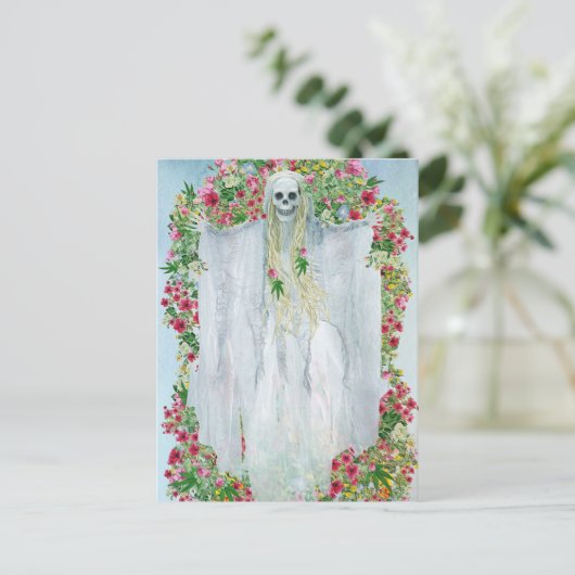 Scary Halloween Night Briefkaart (Staand voorkant)