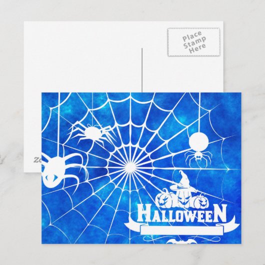 Scary Halloween Night Briefkaart (Voorkant / Achterkant)