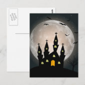 Scary Halloween Night Briefkaart (Voorkant / Achterkant)