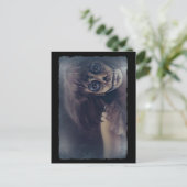 Scary Halloween Night Briefkaart (Staand voorkant)