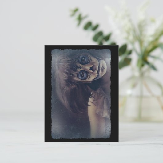 Scary Halloween Night Briefkaart (Staand voorkant)