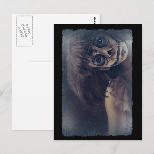 Scary Halloween Night Briefkaart (Voorkant / Achterkant)