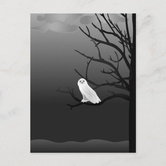 Scary Halloween Night Briefkaart (Voorkant)