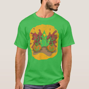 Scary Halloween Night Pumpkin Costume Jack O Lante T-shirt