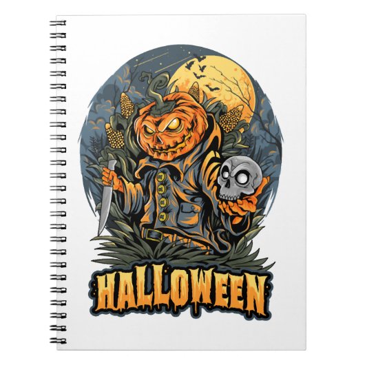 Scary Halloween Notitieboek (Voorkant)