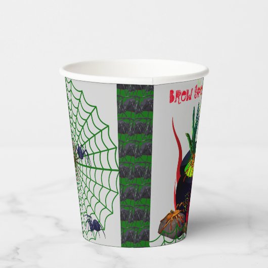 Scary Halloween Papieren Bekers (Rechts)