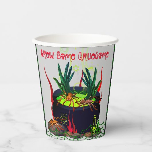 Scary Halloween Papieren Bekers (Voorkant)