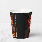 Scary Halloween Papieren Bekers (Links)
