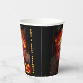 Scary Halloween Papieren Bekers (Rechts)