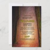 Scary Halloween Party | Zombie Brain Bugs Creepy Kaart (Achterkant)