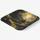 Scary Halloween Path Papieren Bordje (Gebogen)