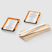 Scary Halloween Personaliseer Huwelijksprogramma Handwaaier (Niet-gemonteerd)