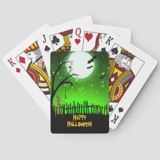 Scary Halloween Pokerkaarten (Achterkant)