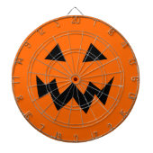 Scary Halloween pomkin head caring dartboard Dartbord (Voorkant)